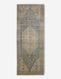 Vintage Turkish Hand-Knotted Wool Rug No. 373, 5'5in x 14'10in