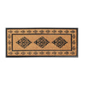 A1Hc Designer Hand Crafted Rubber Coir Frame Molded Double Door Mat Perfect And More Functional Size 24X57 Inch 24 X57