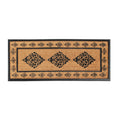 A1Hc Designer Hand Crafted Rubber Coir Frame Molded Double Door Mat Perfect And More Functional Size 24X57 Inch 24 X57