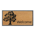 A1Hc Designer Hand Crafted Rubber Coir Molded Double Single Door Mat Perfect And More Functional Size 24X48 Inch