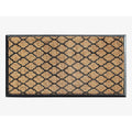 First Impression Hand Finished Rubber And Coir Tree Of Life Classic Paisley Border Extra Large Double Doormat 30 X 48