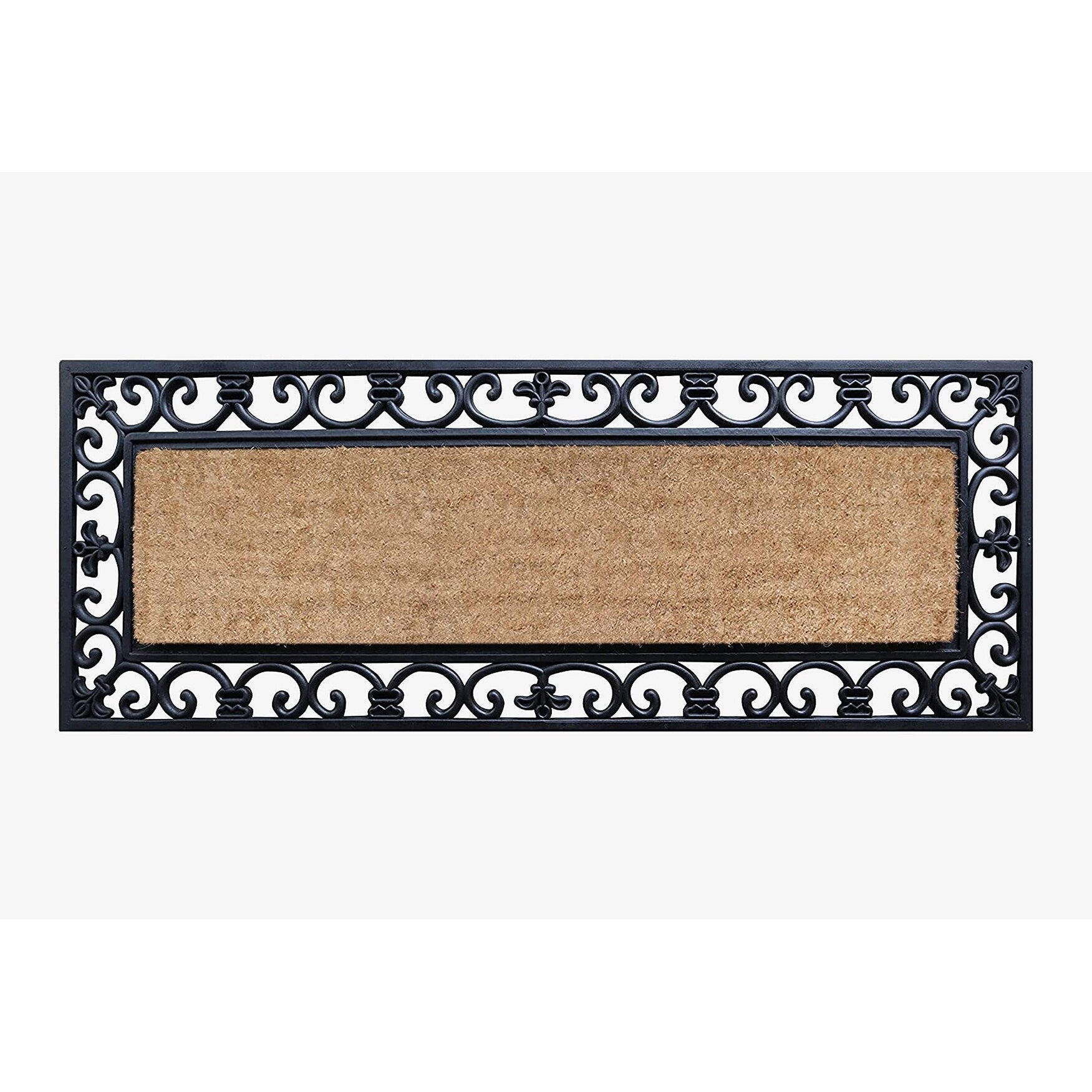 A1Hc First Impression Myla 17.71 X 47.25 Inch Rubber And Coir Double Doormat