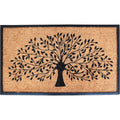 Hand Crafted Molded Rubber Coir Tree Double Door Mat 26 X 311