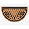 A1Hc First Impression Hand Crafted Half Round Entry Double Doormat 30 X 60