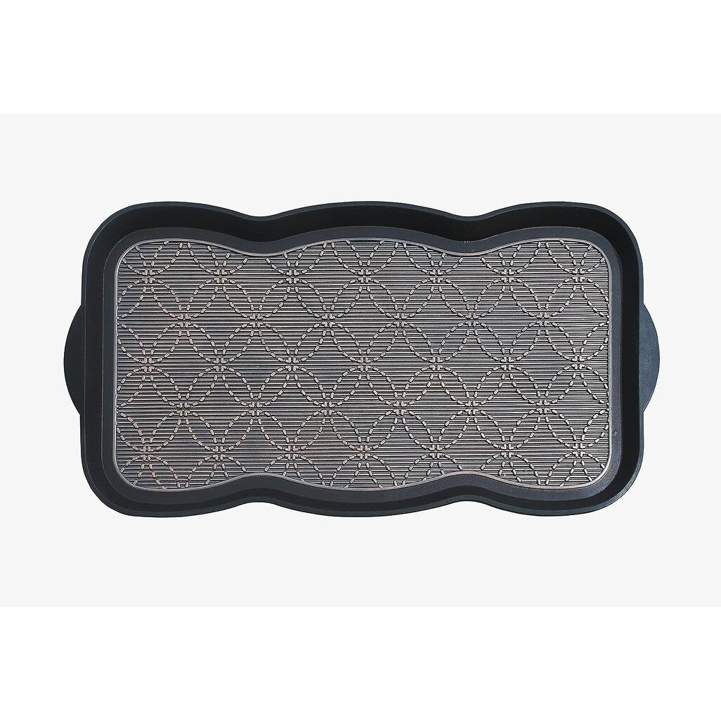 A1Hc Heavy Duty Flexible 16 In. X 31 In. 100 Rubber Boot Mat. Multi Purpose For Shoes Garden Mudroom Entryway Garage Etc.