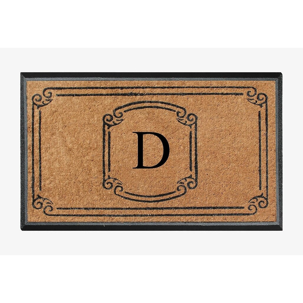 A1Hc Rubber And Coir 30 X 48 Inch Standard Double Single Heavy Doormat Large Size Rubber Backed Outdoor Mat