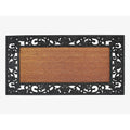 First Impression Rubber Coir Brush Welcome Doormat