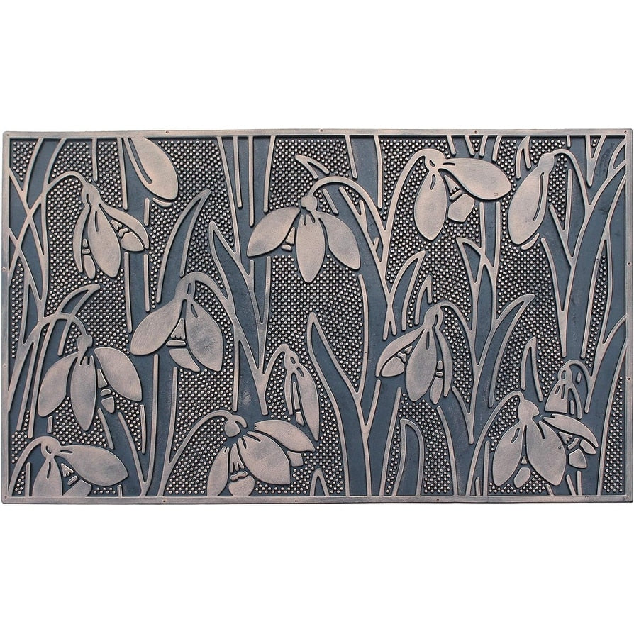 Ogee Rubber Pin Mat Beautifully Copper Hand Finished Non Slip Durable Heavy Duty Doormat 18 L X 30 W
