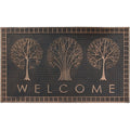 A1Hc First Impression Welcome Trees Rubber Pin Mat Beautifully Copper Finished 18 X 30