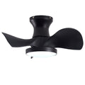 Abs Ceiling Fan With 3 Color Temperatures Light And Remote Control Dc Motor Powerful And Low Noise Small Space Ceiling Fan