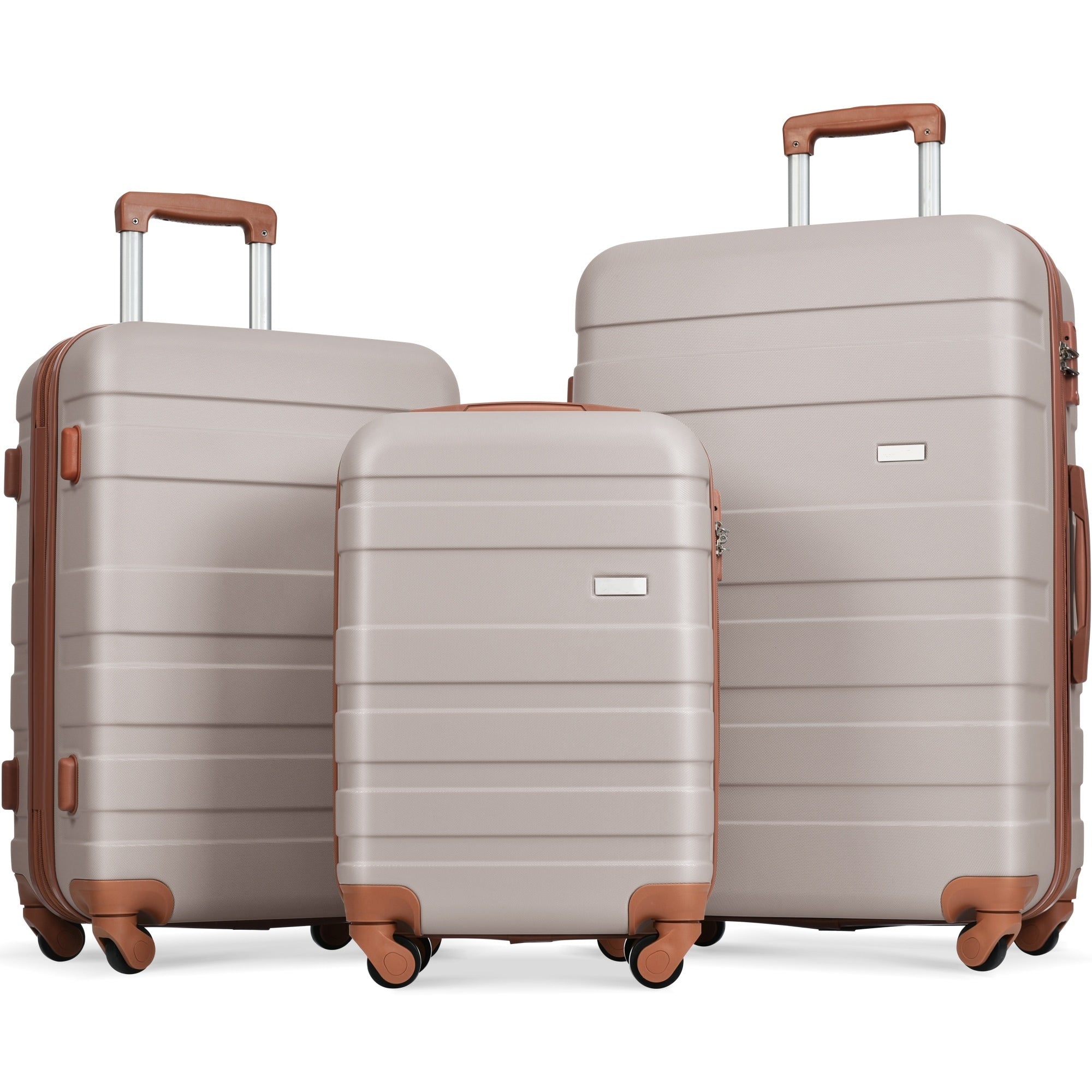 Abs Hardshell 3Pcs Clearance Luggage Hardside Lightweight Durable Suitcase Sets Spinner Wheels Suitcase With Tsa Lock 20 24 28