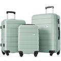 Abs Hardshell 3Pcs Clearance Luggage Hardside Lightweight Durable Suitcase Sets Spinner Wheels Suitcase With Tsa Lock 20 24 28