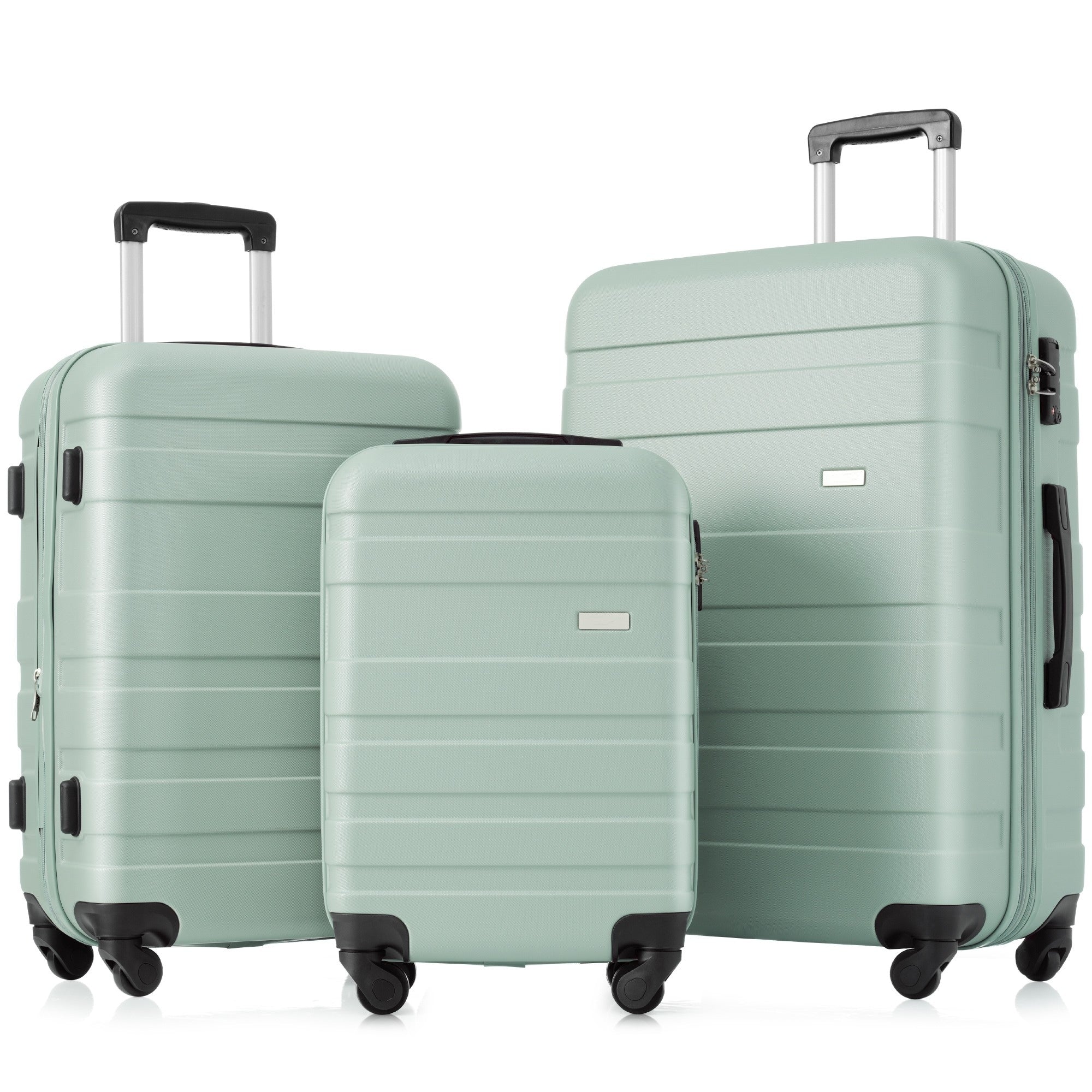 Abs Hardshell 3Pcs Clearance Luggage Hardside Lightweight Durable Suitcase Sets Spinner Wheels Suitcase With Tsa Lock 20 24 28