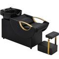 Abs Plastic Shampoo Spa Backwash Barber Salon Chair Black