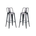 Carbon Loft Ruska Steel 30 Inch Bar Stool Set Of 2