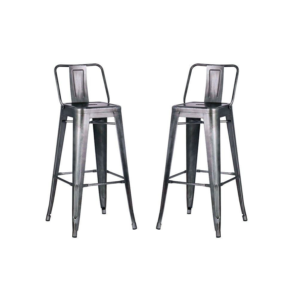 Carbon Loft Ruska Steel 30 Inch Bar Stool Set Of 2
