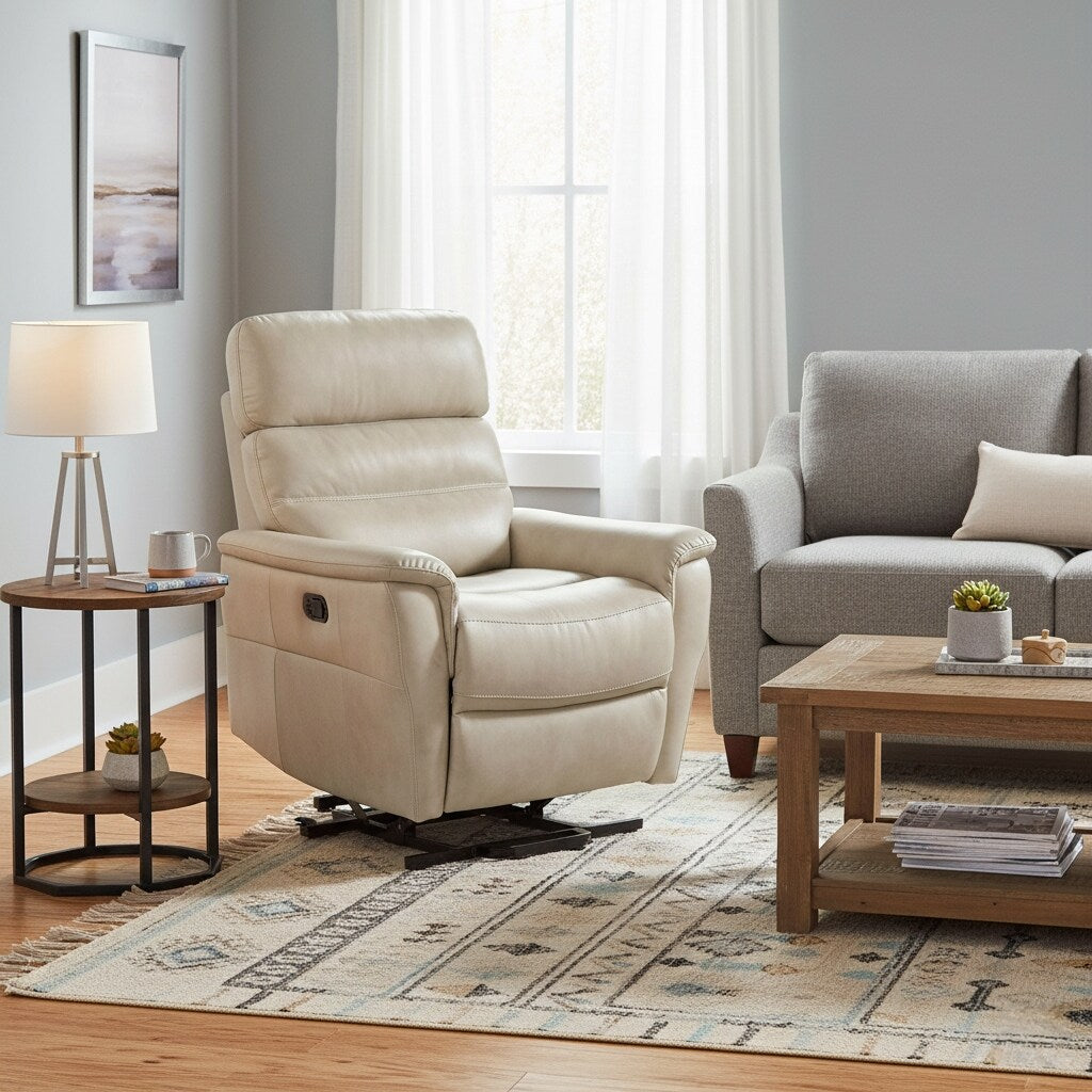 Strick Bolton Bul Small Power Lift Recliner Chair