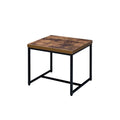 Acme Bob End Table In Weathered Oak And Black