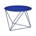 Acme Epidia Accent Table In Blue Finish