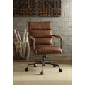 Acme Harith Executive Office Chair Retro Brown Top Grain Leather