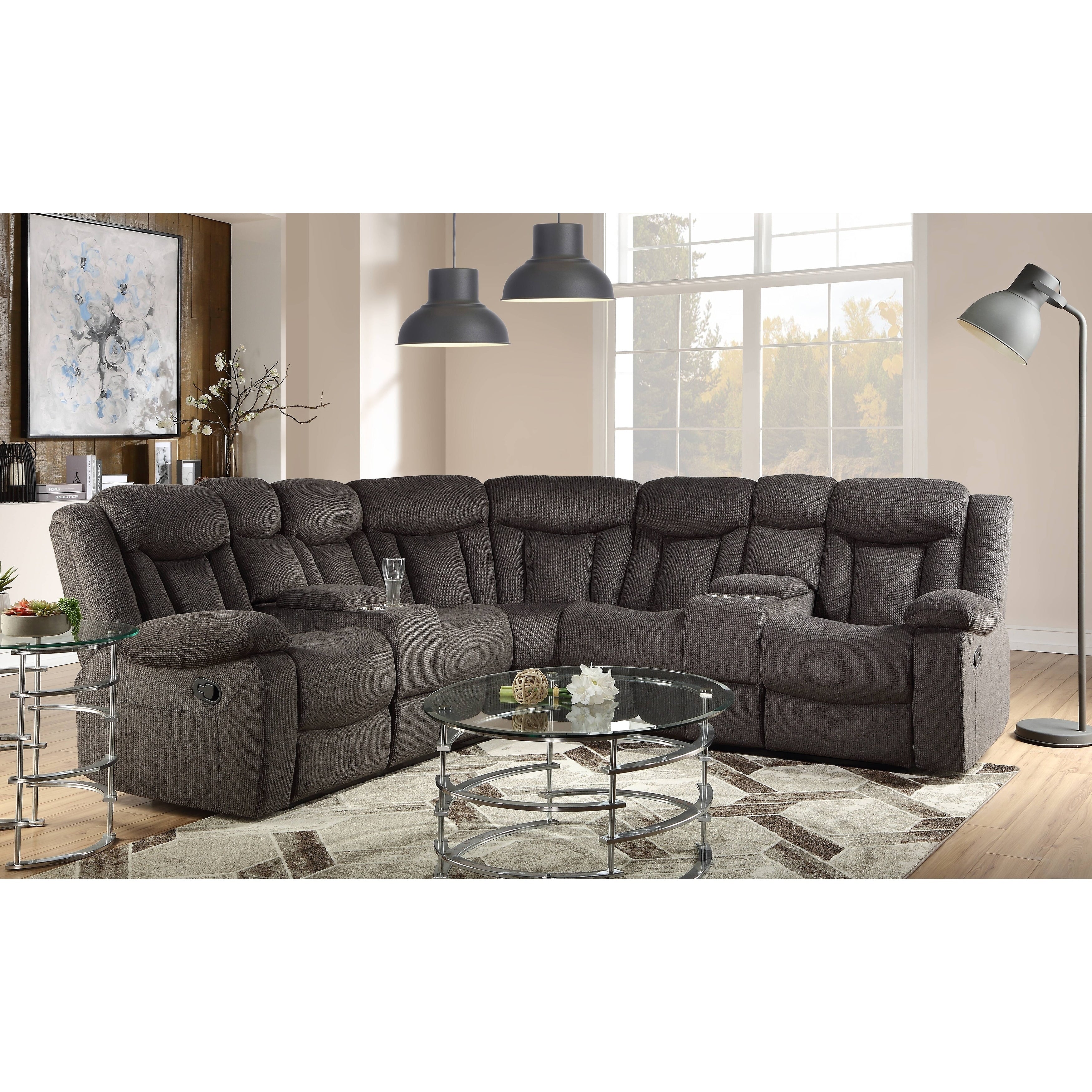 Copper Grove Thula Dark Brown Sectional Sofa