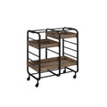 Acme Vorrik Serving Cart In Black Walnut