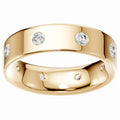 Aeon Sterling Silver Mens 1Cttw Lab Grown Diamond Wedding Band