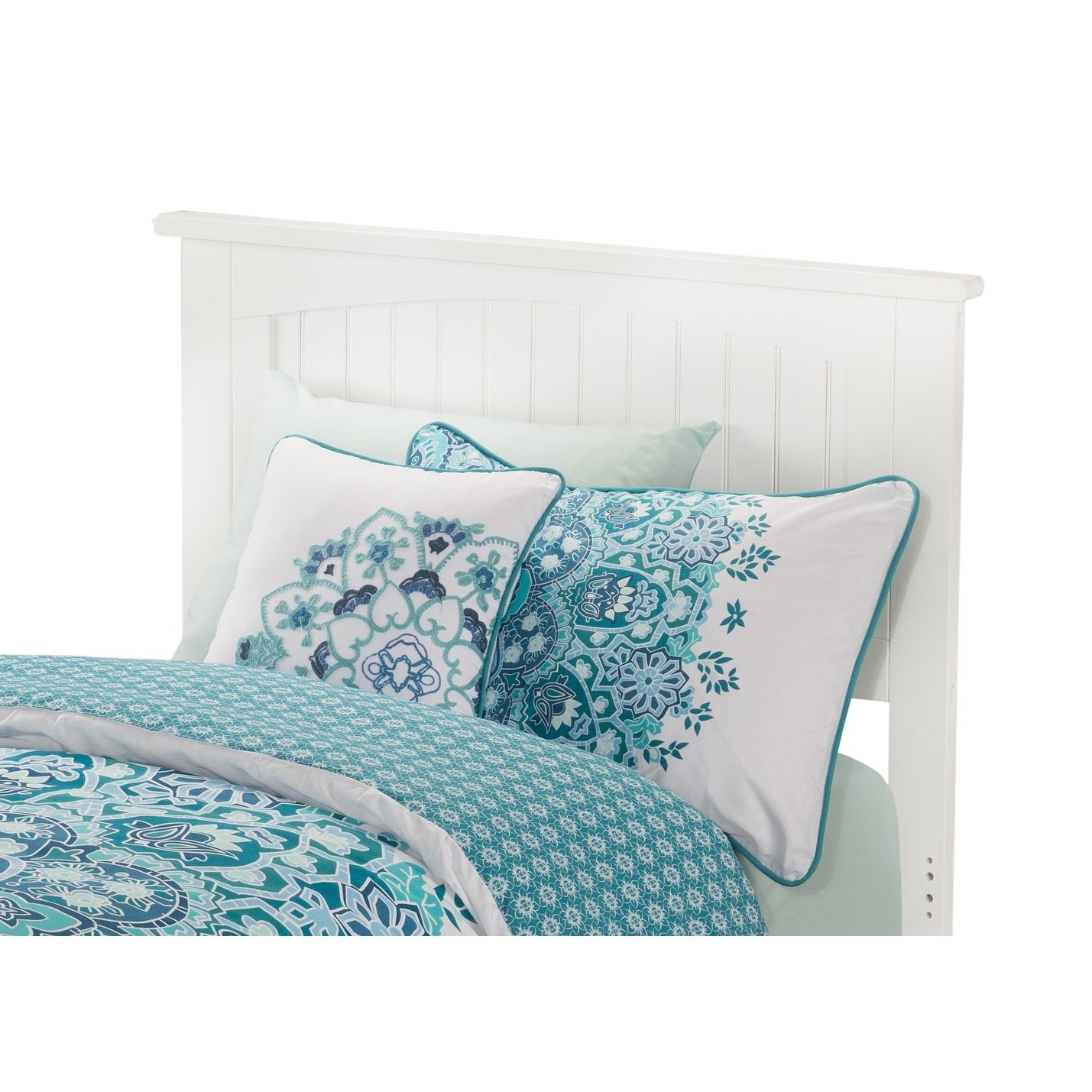 Atlantic Kids Nantucket White Twin Xl Open Foot Platform Bed