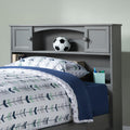Newport Bookcase Headboard Twin Walnut