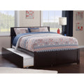 Orlando Bed With Footboard And Twin Extra Long Trundle