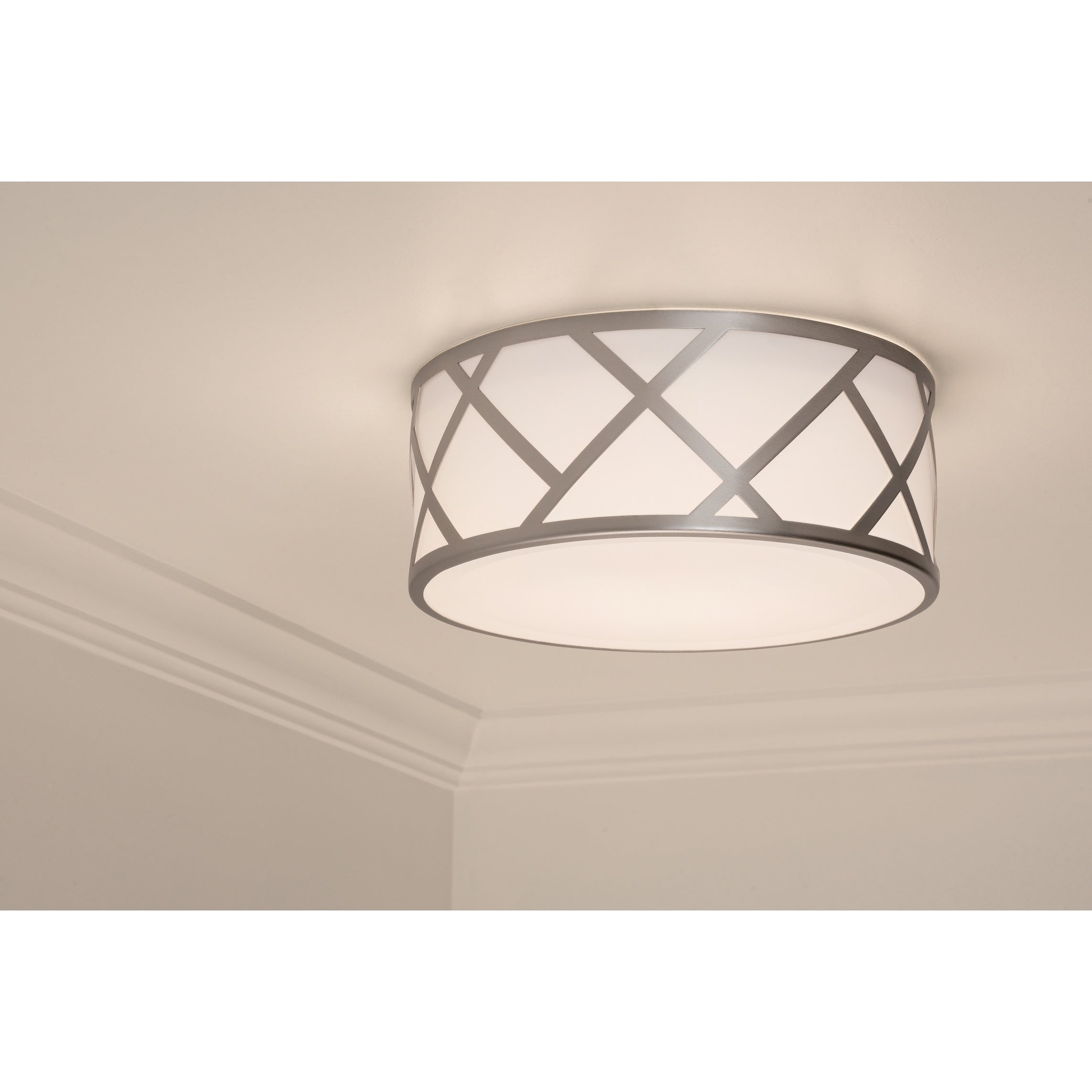 Afx Haven 17 Inch Led Flushmount With White Acrylic