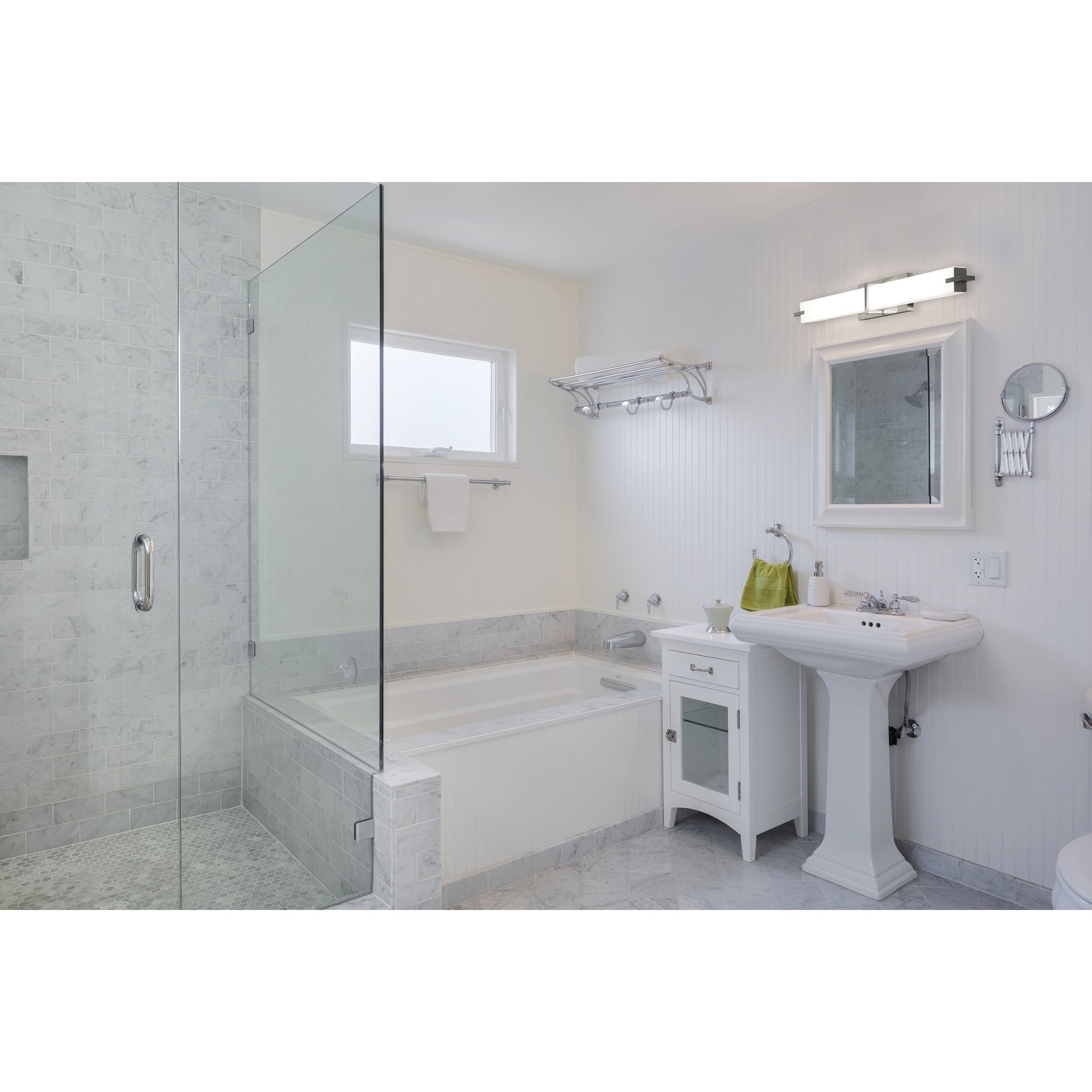 Afx Miller Satin Nickel Led Vanity