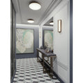 Afx Skye Led Flush Mount With White Acrylic