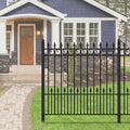 Aleko Prague Style Diy Iron Wrought Steel Fence 5.5 X 5