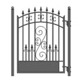 Aleko Galvanized Steel Venice Style Pedestrian Gate 5