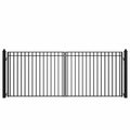 Aleko Madrid Style Iron Wrought Dual Swing Driveway Gate 16 16 Ft X 6 Ft