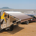 Aleko Retractable Rv Or Home Patio Canopy Awning 16X8