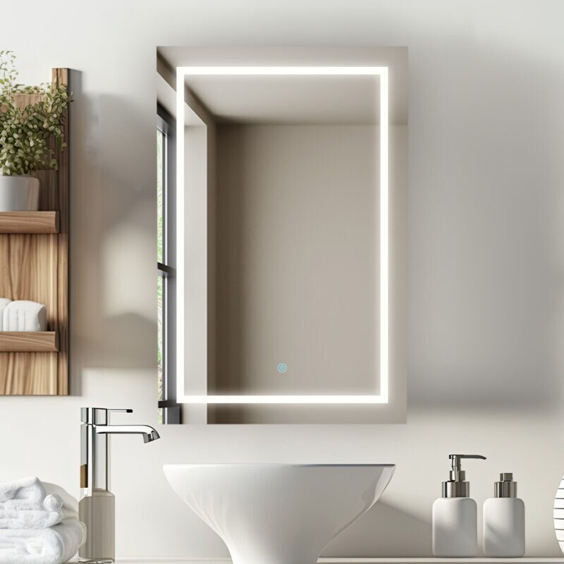 Aquadom Royale Plus Led Medicine Cabinet 24 X30 X5 Left Hinge