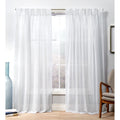 Ati Home Penny Sheer Pinch Pleat Curtain Panel Pair
