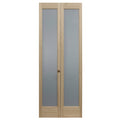 Awc 337 Frosted Full Glass 24 Inch X 80.5 Inch Unfinished Bifold Door