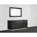 A X Victoria Modern Black Crocodile Dresser