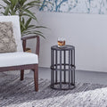 Aaleah Industrial 11 Inch Side Table By Christopher Knight Home