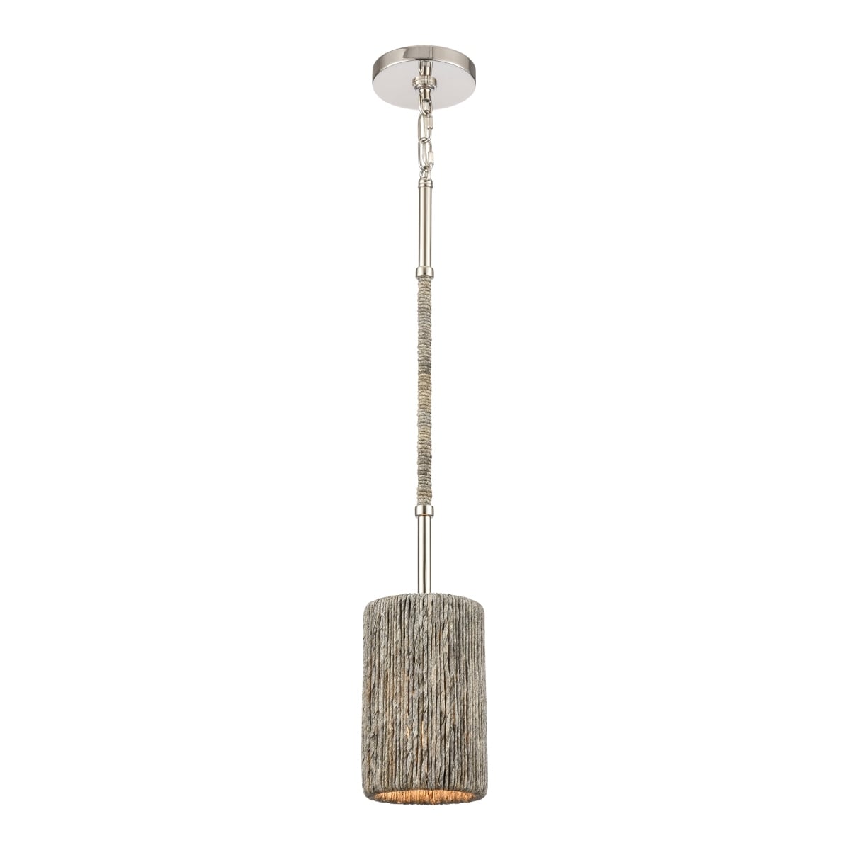 Elk Home Abaca Rope Shade Pendant