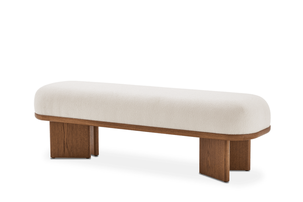 Abbey Performance Bouclé Bench