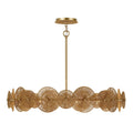 Abbott 5 Light Pendant In Distressed Gold By Breegan Jane