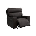 Abbyson Layton Leather Power Recliner With Power Headrest