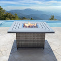 Abbyson Memphis Fire Chat Table