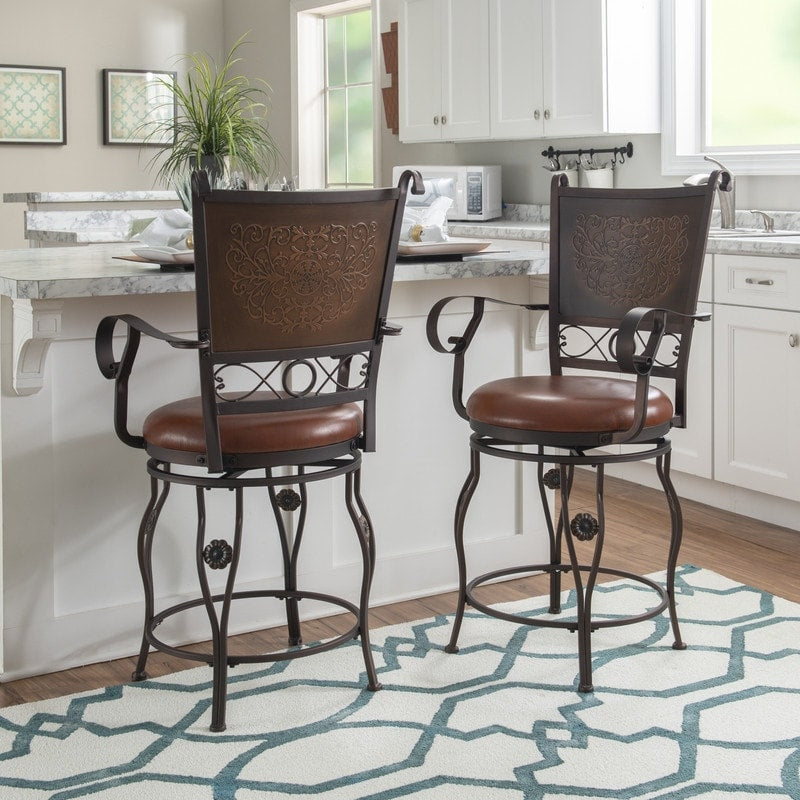 Powell Aberdeen Counter Stool With Arms