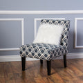 Saloon Fabric Print Accent Chair By Christopher Knight Home