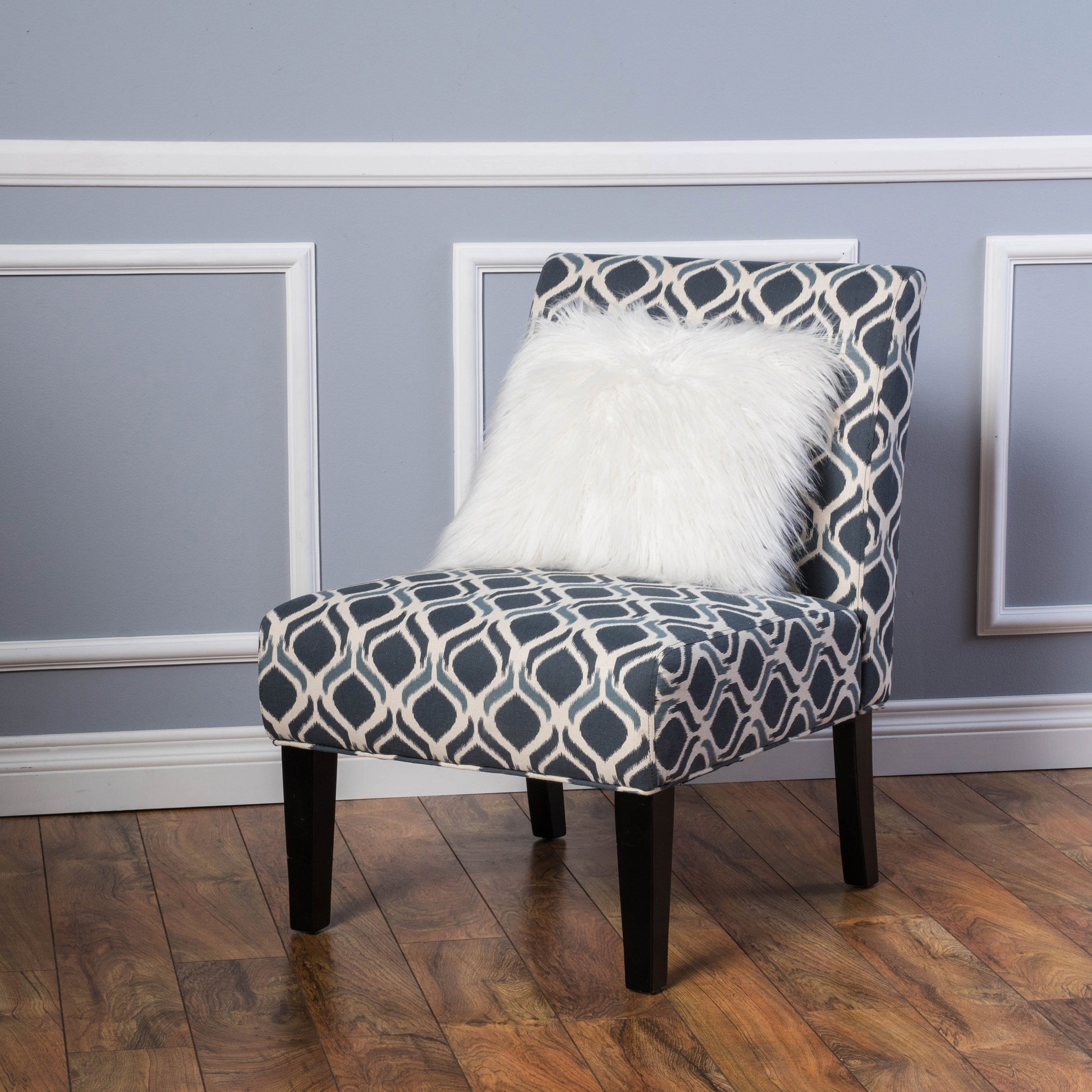 Saloon Fabric Print Accent Chair By Christopher Knight Home